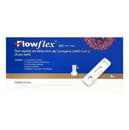 FLOWFLEX COVID-19 AUTOTEST AG 5 — Pharmacie de la Gare
