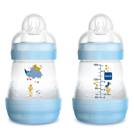 BIB MAM A/COLIQ BLEU DECOR 160ML — Pharmacie Royale - Saint-Cloud