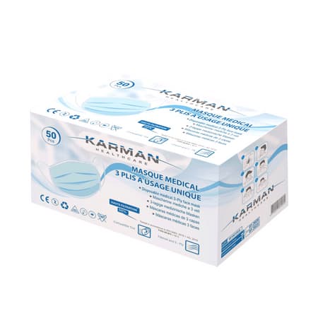 KARMAN MASQ CHIR 3PLIS BTE 50 — Pharmacie Du Chatelet - Orleans
