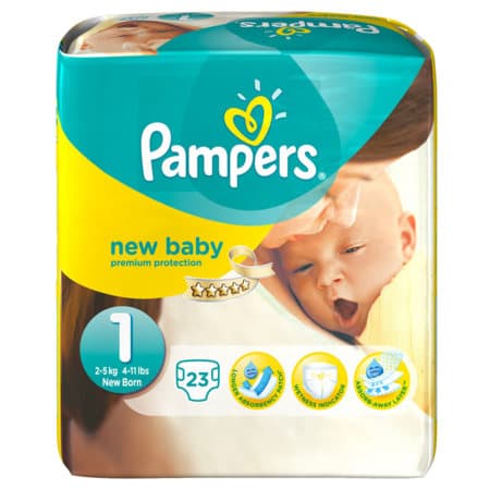 COUCH PAMPERS NEW BB1 2-5KG 23 — Pharmacie porte de la villette
