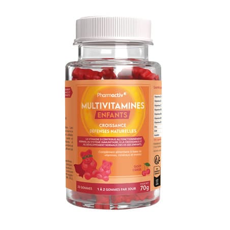 PHARMACTIV MULTIVIT KIDS GOMME 20 — Pharmacie Centrale - Domène
