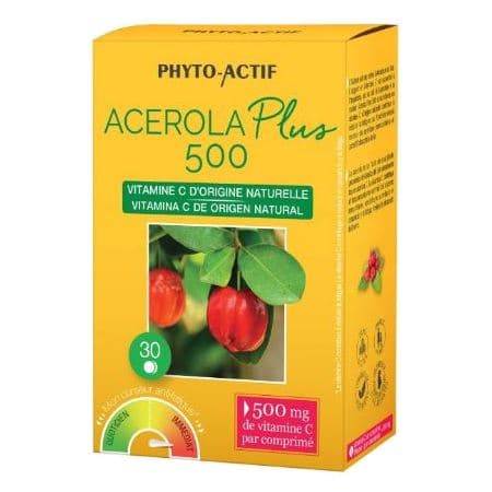 PHYTOACT ACEROLA PLUS 500+OFFRE — Pharmacie du Bien Etre