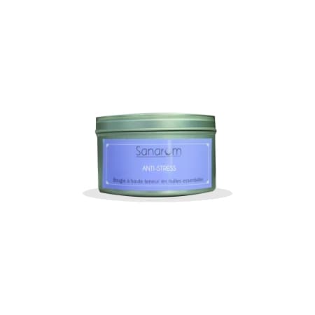 Sanarom Bougie Antistress Blanche 75g — Pharmacie Du Chatelet - Orleans
