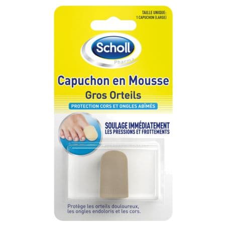 SCHOLL CAPUCHON GEL GOS ORTEIL BT1 — Pharmacie De L'Avenir Drancy