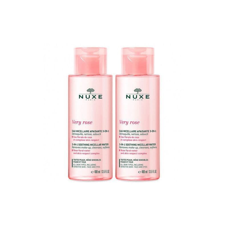NUXE VERY ROSE EAU MICEL 2X400ML — Pharmacie Colonel Fabien