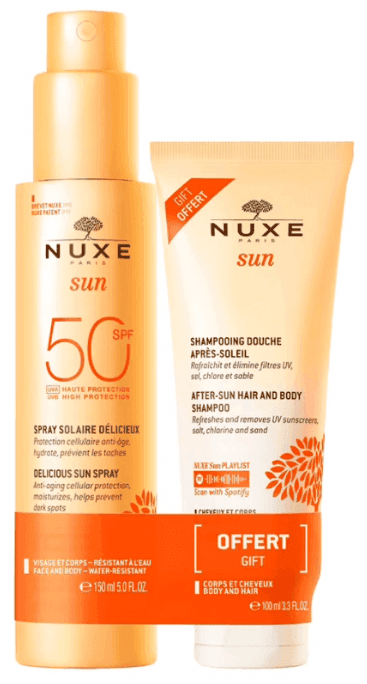 NUXE SUN SPR SPF50 150ML+SH DCH OF