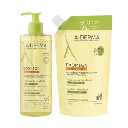 A-DERMA EXOMEGA CONT HLE LAV+ RECH