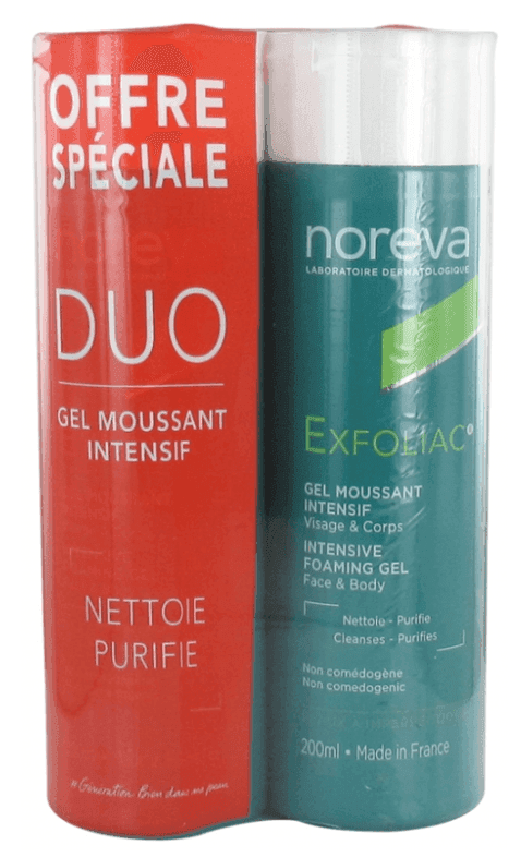EXFOLIAC GEL MOUSSANT 200MLX2
