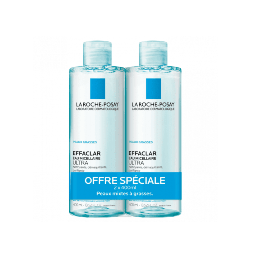 EFFACLAR EAU MICELL PURIF 400ML X2