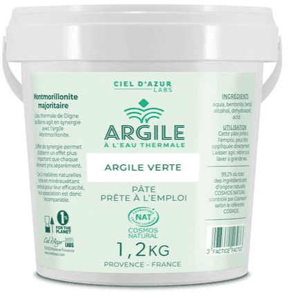 Lutescens Pate Massage Argile Et Eau Thermale Pot 1kg200 — Pharmacie Pharmavance Auteuil