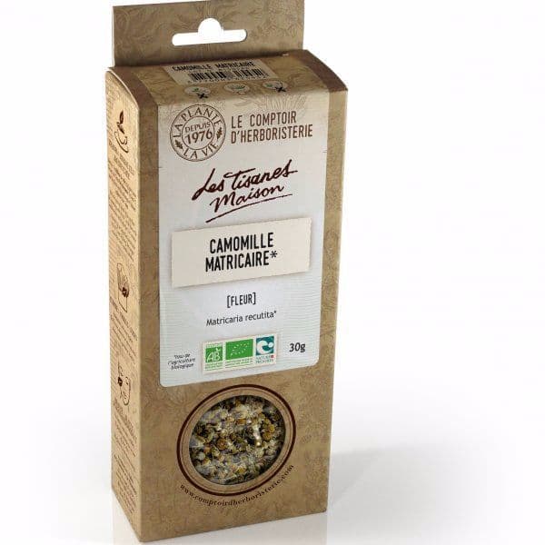 Les Tisanes Maison Infus Camomille Matric Bio 30g — Pharmacie Pharmavance Auteuil