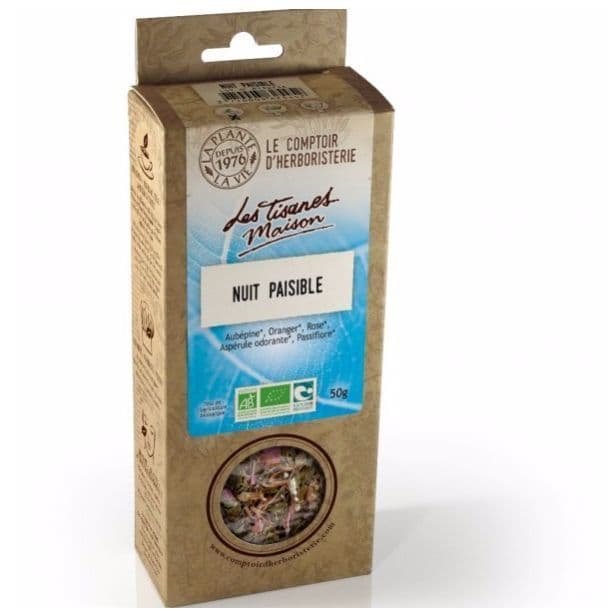 Les Tisanes Maison Infus Nuit Paisible Bio 50g — Pharmacie Pharmavance Auteuil