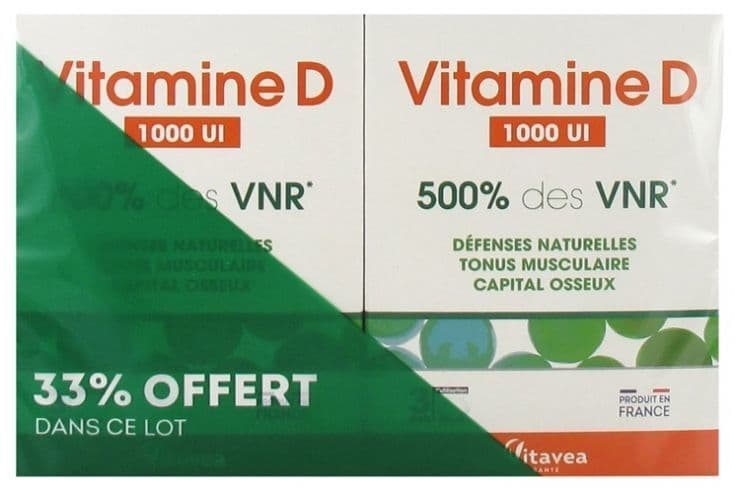 VITAVEA VITAMINE D 1000UI CPR 90 2 — Pharmacie du Parc - Neuilly-sur-Seine