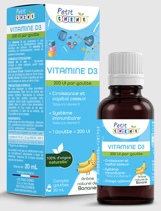PETIT CHENE VITAMINE D3 GTTE 20ML — Pharmacie du stade