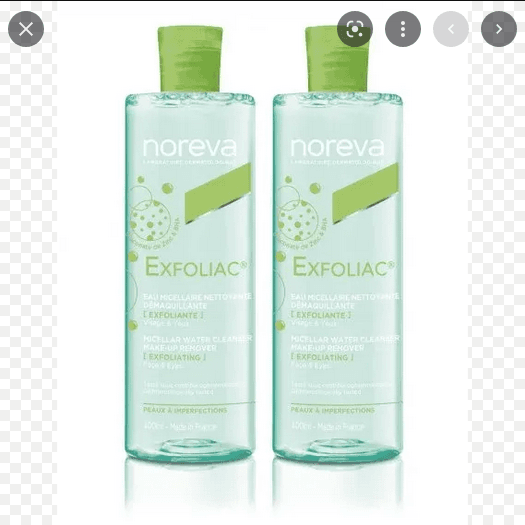 EXFOLIAC EAU MICELLAIRE 400MLX2