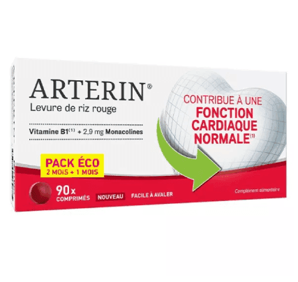 Arterin Levure De Riz Rouge 2mg9 Comprime Pack Eco 90