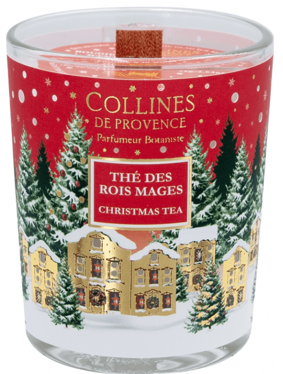 Collines De Provence Bougie Parfumee De Noel The Des Rois Mages 75g