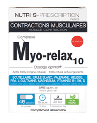 Nutri S Prescription Myo Relax 10 Gelule 45 — Pharmacie Pharmavance Puteaux