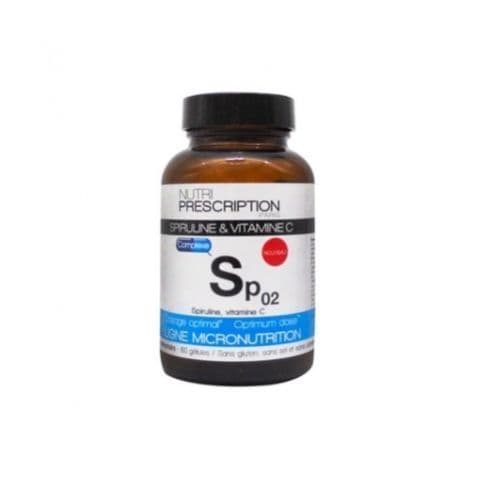 Nutriprescription Sp02 Spiruline Et Vitamine C Gelule 60
