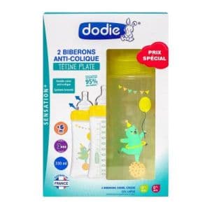 Dodie Sensation+ Biberon Anticolique Cirque +6mois 330ml X2 — Pharmacie La Rose