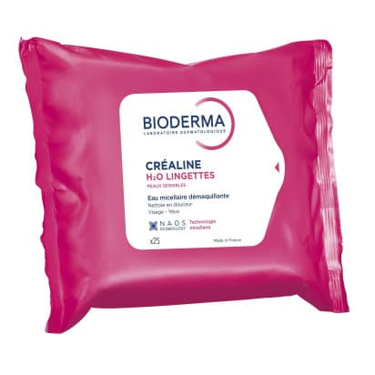 Bioderma Crealine H2o Lingette Sachet 25