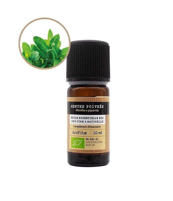 Aro Vitae Huile Essentielle Menthe Poivree Bio 10ml