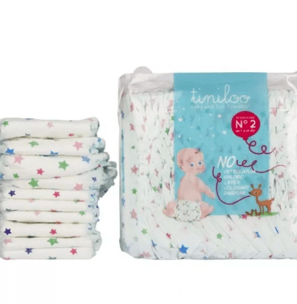 Tiniloo Couche Ecologique T2 3/6kg Tiny Stars 28