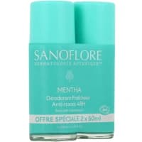 SANOFLORE DEO 48H MENTHA 50MLX2 — Pharmacie Lafayette Bordeaux