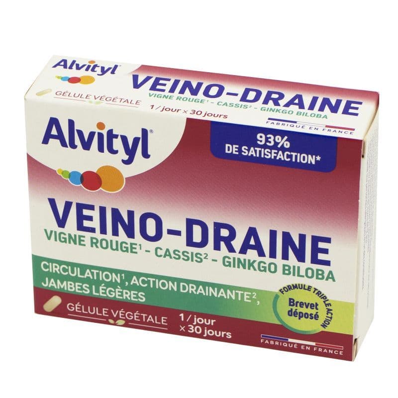 ALVITYL VEINODRAINE GELULE 30 — Pharmacie Espace Bocaud