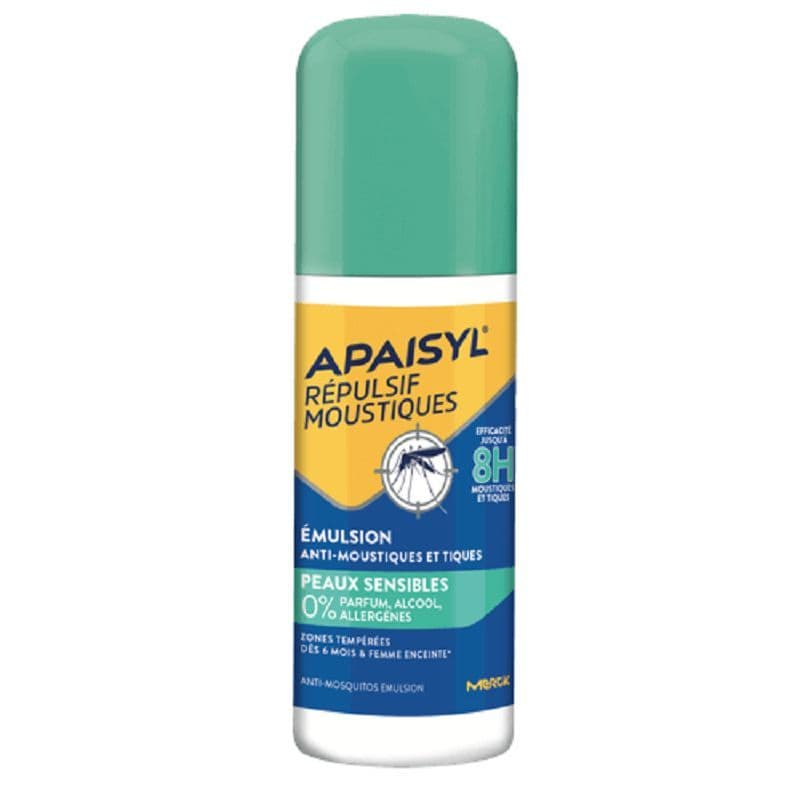 APAISYL REPULS MOUSTIQ P/SENS 90ML — Pharmacie Du Chatelet - Orleans