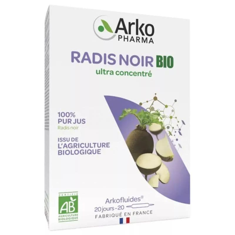 ARKOFL RADIS NOIR BIO AMP 20 X10ML — Grande Pharmacie Bastille Faubourg - Apothical - Nexum