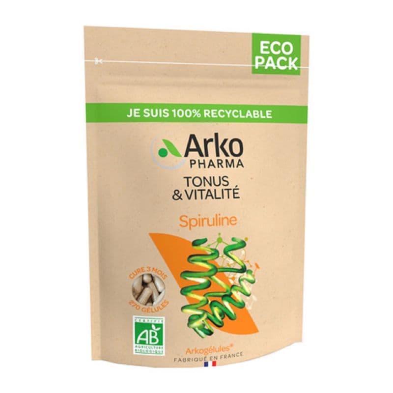 ARKOG SPIRULINE BIO GELUL 270 — Pharmacie Lafayette Bordeaux