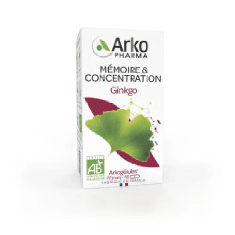 ARKOG GINKGO BIO GELUL 45 — Pharmacie Jasmin