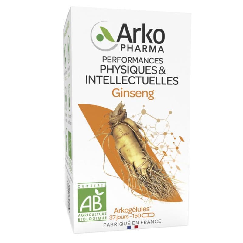 ARKOG GINSENG BIO GELUL 150 — Pharmacie Maritime