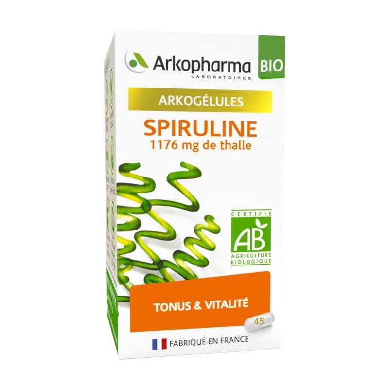 ARKOG SPIRULINE BIO GELUL 45 — Grande Pharmacie Bastille Faubourg - Apothical - Nexum