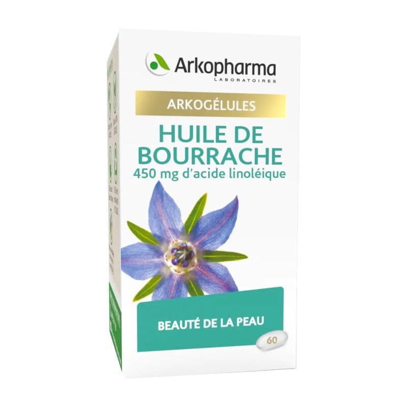 ARKOG HUILE BOURRACHE CAPS 60 — Pharmacie des Clos
