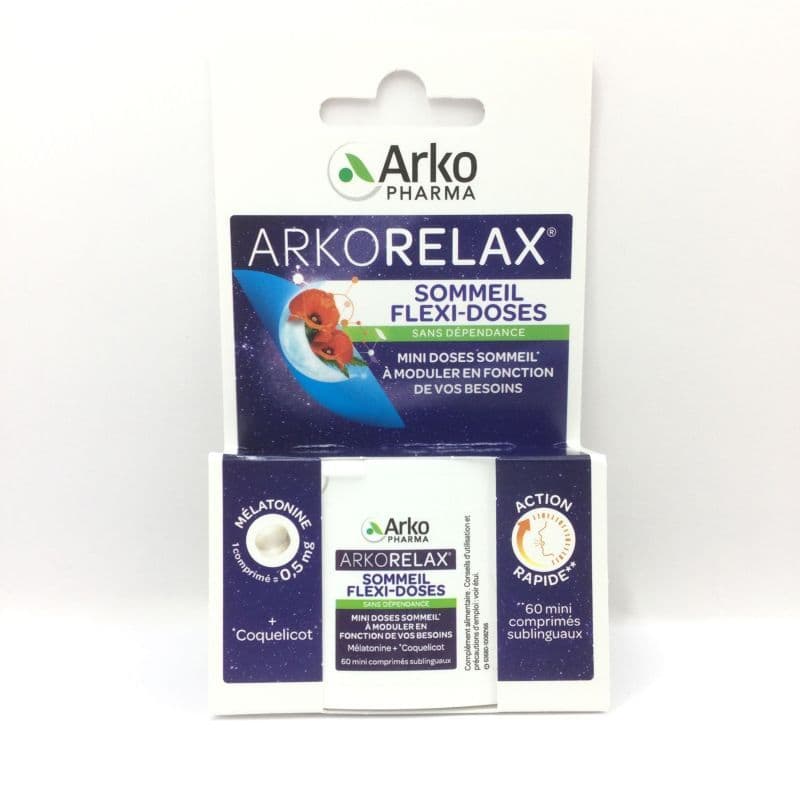 ARKORELAX SOMMEIL FLEXI-DOSE CPR60 — Pharmacie Européenne 24/24 de la place de clichy