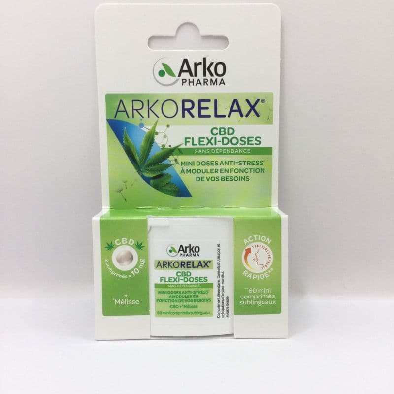 ARKORELAX CBD FLEXI-DOSE CPR60 — Pharmacie Européenne 24/24 de la place de clichy
