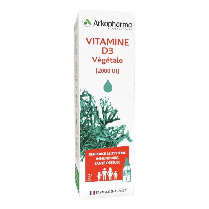 ARKOFL VIT D3 VEG 2000UI 15ML — Pharmacie des 7 Chemins