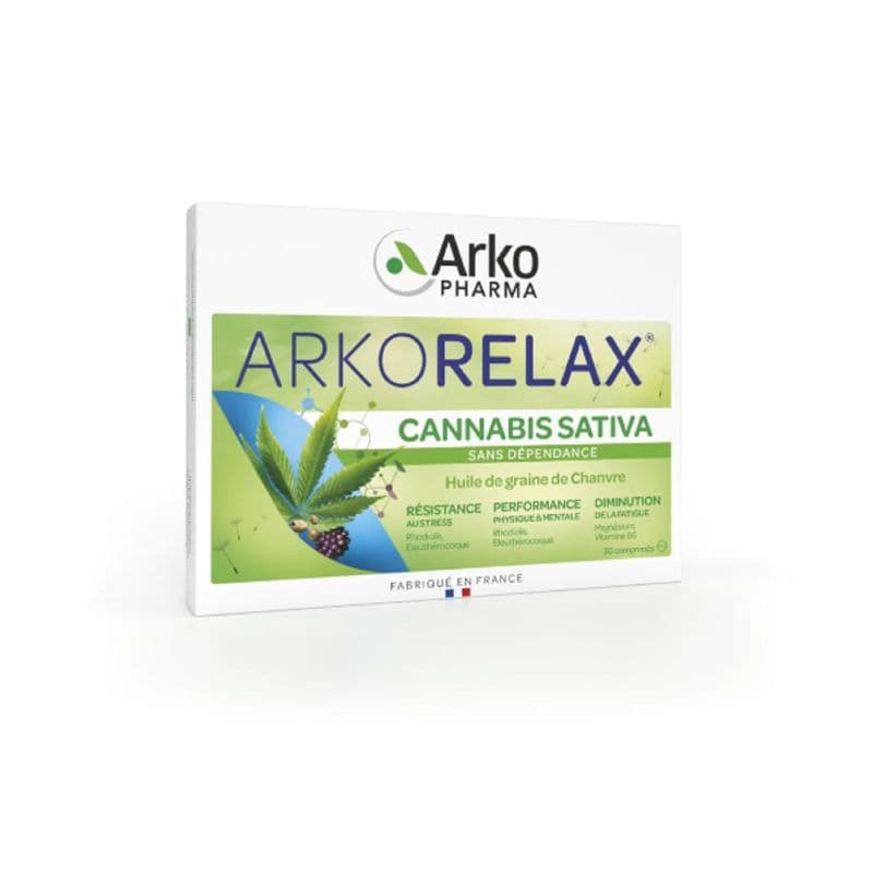 Arkopharma Arkorelax Cannabis Sativa Comprime 30 — Pharmacie De Mailloles