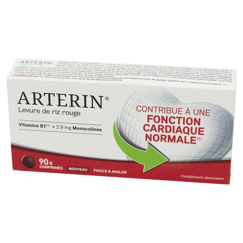 ARTERIN LEVURE RIZ RGE 2,9MG CPR90 — Pharmacie Maritime