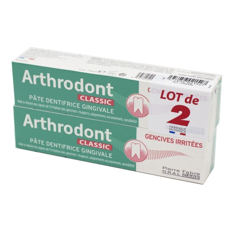 ARTHRODONT CLASSIC PATE DENT 75ML2 — Pharmacie Pharmagreen Boucicaut
