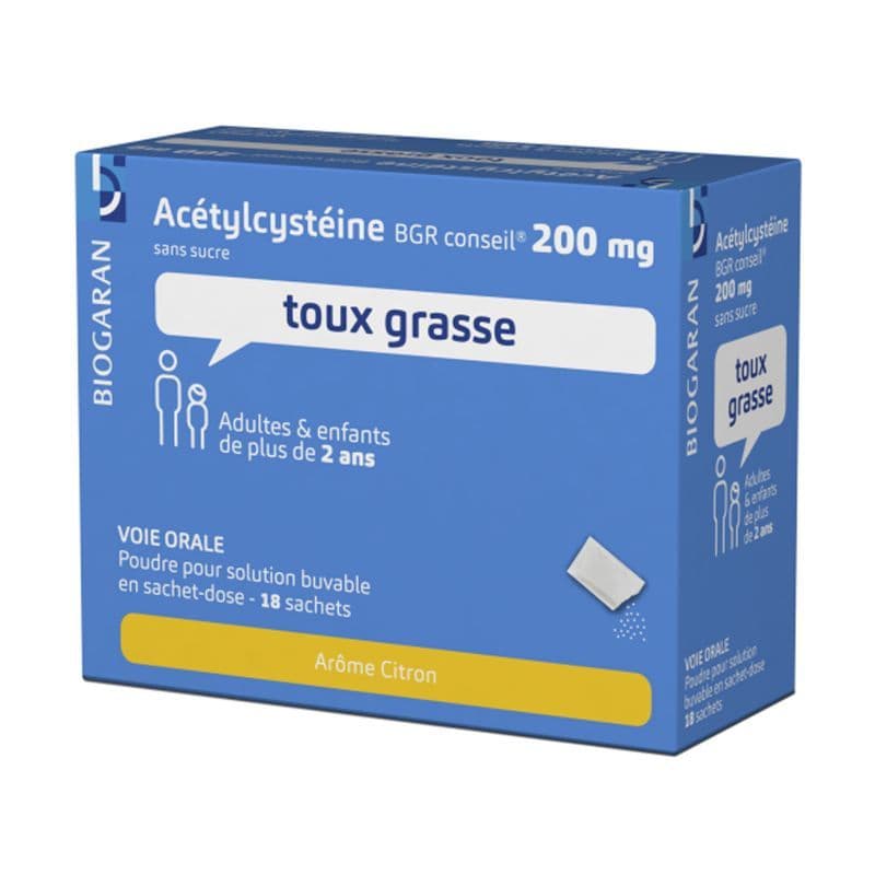ACETYLCYSTEINE 200MG BGR C SACH18 — Grande Pharmacie des Halles Pharma