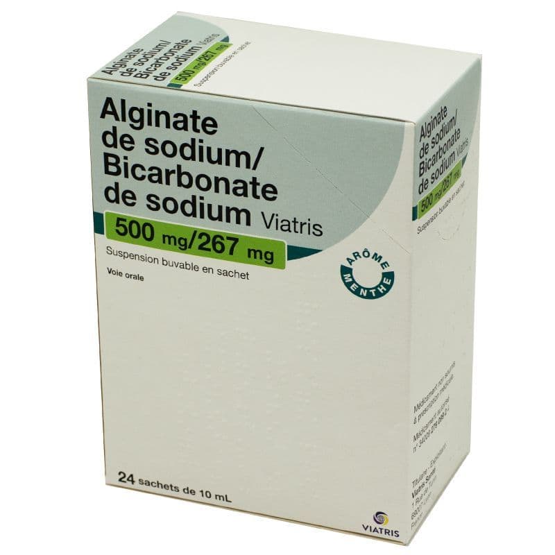 ALGINATE/BICARB SOD VTS SACH 24 — Pharmacie Pessac Arago