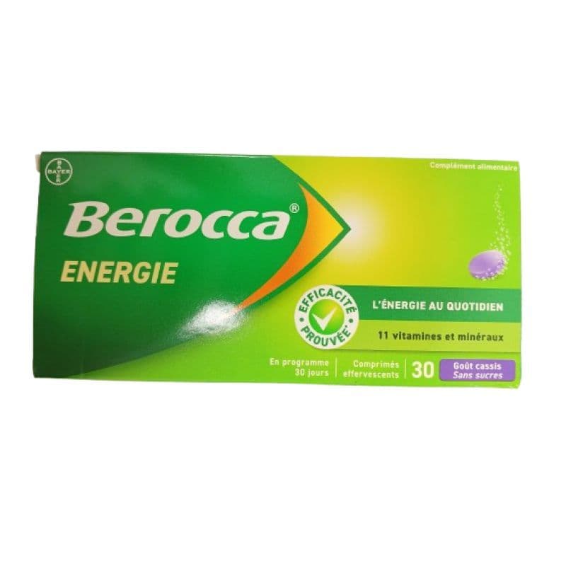 BEROCCA ENERGIE CASSIS CPR EFF 30 — Pharmacie Pharmavance Gambetta