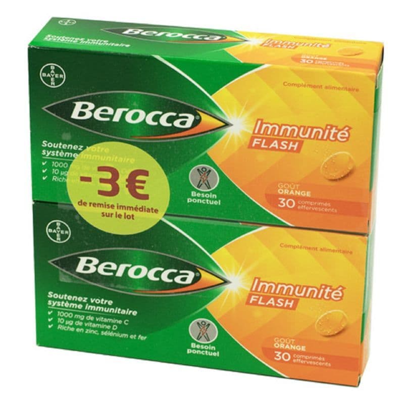 BEROCCA IMMUNIT FASH LOT DE 2 — Pharmacie Pharmavance Le Chesnay