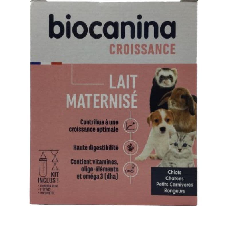 BIOCANINA LAIT AV/BIB+TETIN400G — Pharmacie Européenne 24/24 de la place de clichy