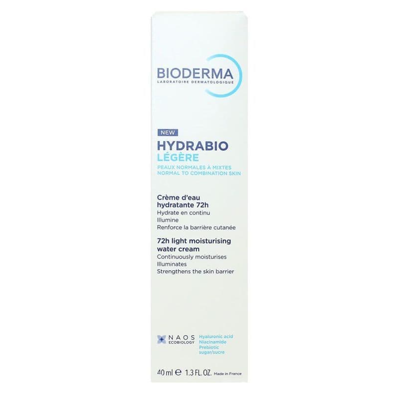 Bioderma Hydrabio Legere Creme D Eau Hydratante 72h 40ml