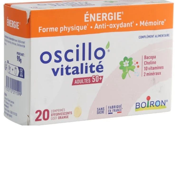 OSCILLO VITALITE 50+ CPR 20 — Pharmacie Erlon