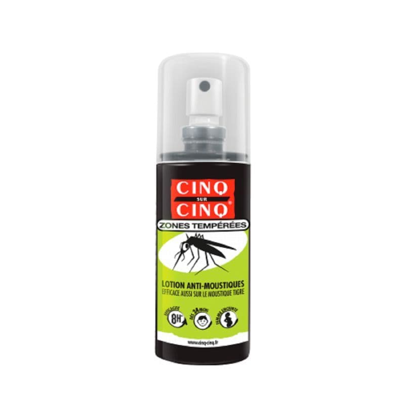 CINQ/CINQ ZONE TEMPERE SPRAY 100ML — Pharmacie Bouton - Armentières
